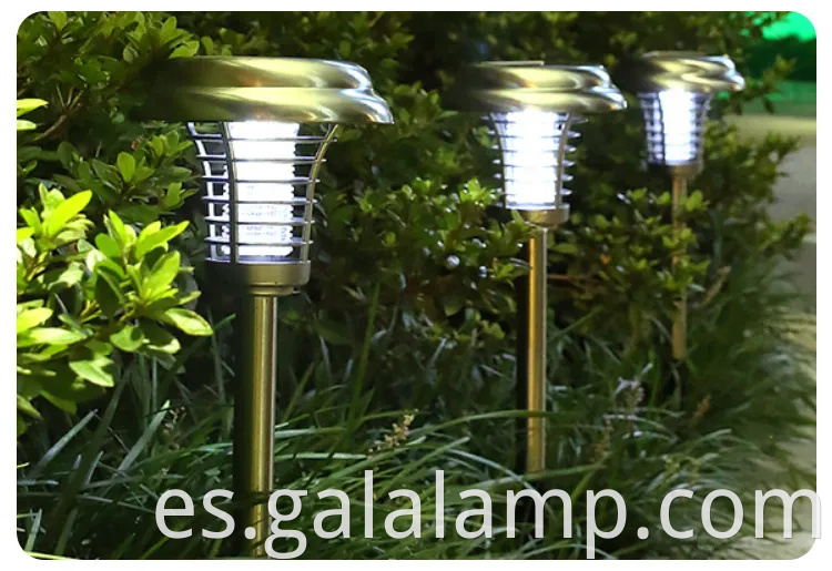 Lámpara de asesino de mosquitos solares ecológicos con tecnología LED